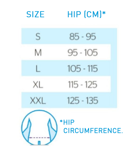 Elastische Sacro-Lendenwirbelstütze | Vier Größen