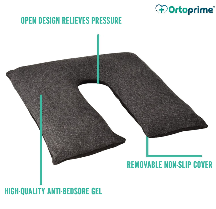 Antidekubituskissen in Hufeisenform mit Flüssig-Gel