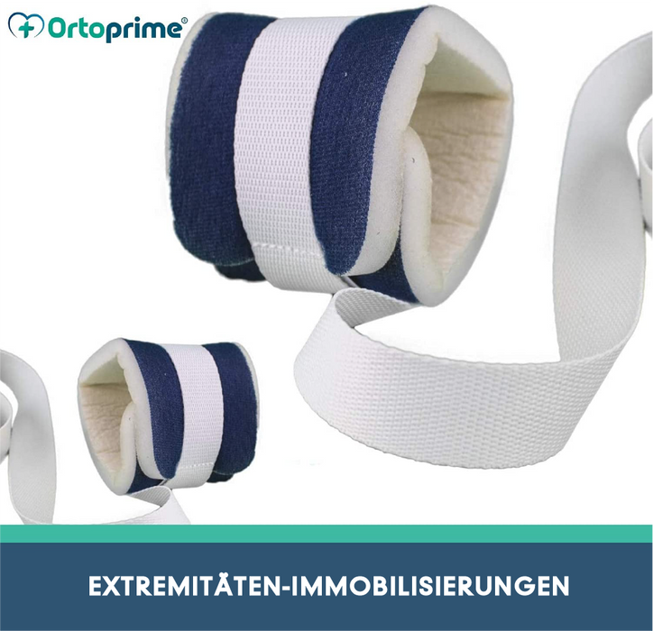 Gliedmaßenfixierung für Bett und Rollstuhl | Packung mit 2 Einheiten