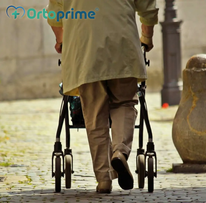 Rollator-Rollstuhl mit Innovation-Korb