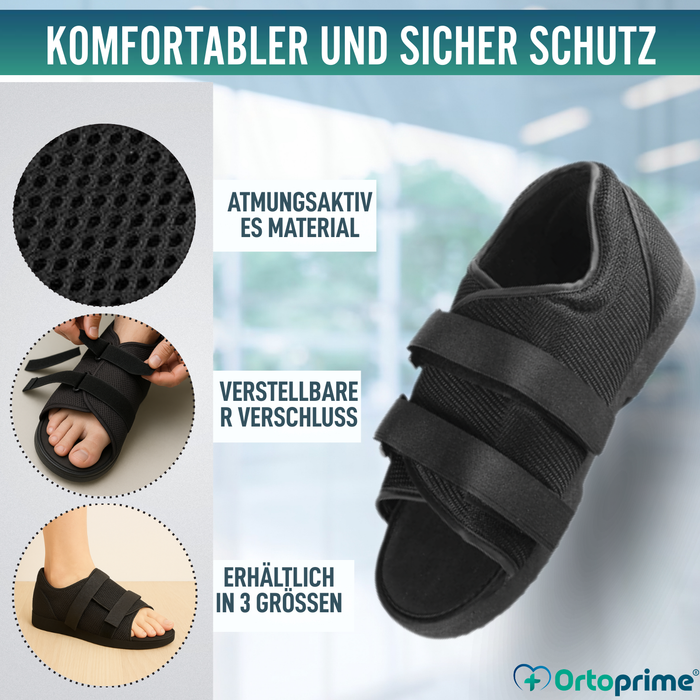 Postoperative Schuhe Flache Sohle | Bilaterale Form