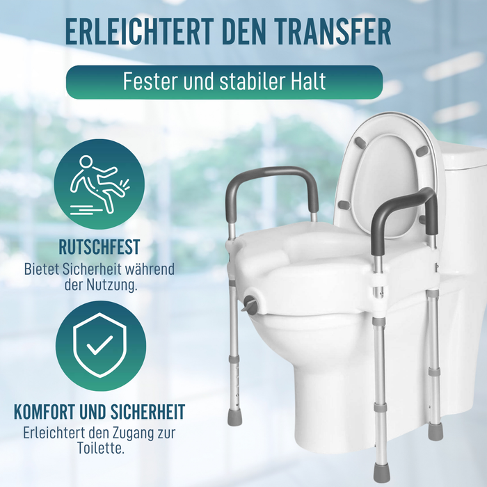 WC-Erhöhung 12 cm mit Beinen | Universal