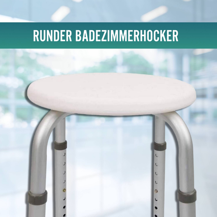 Runder Badehocker