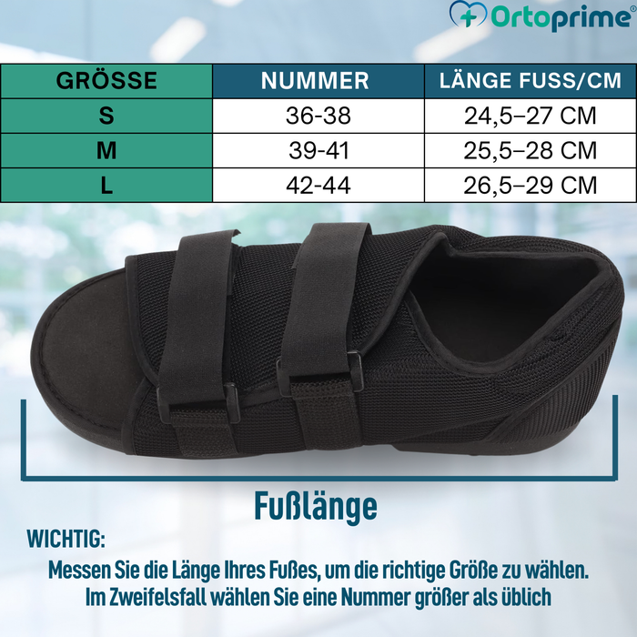 Postoperative Schuhe Flache Sohle | Bilaterale Form