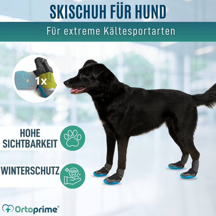 Hoher Winterstiefel für Hunde | Rutschfeste Sohle