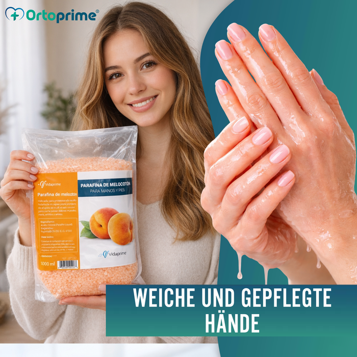 Pack Paraffin für Hand- und Fußrehabilitation 3000ml | Pfirsich