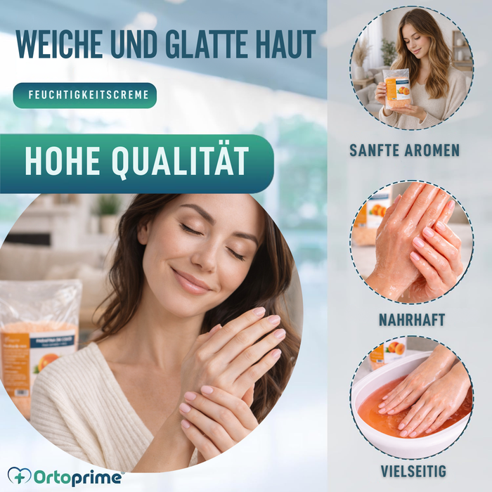 Rehabilitationsparaffin für Hände und Füße 1000ml | Pfirsich