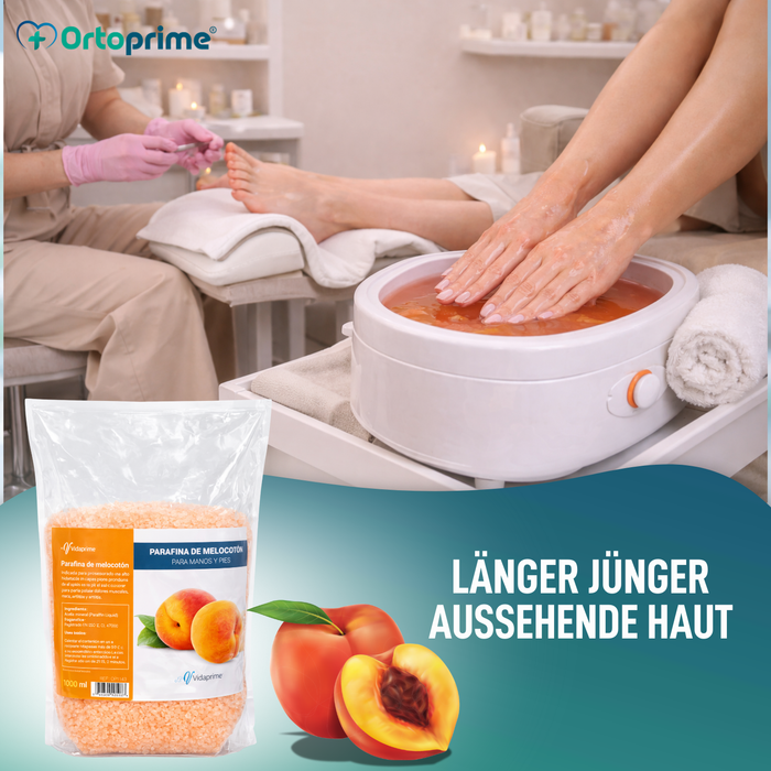 Pack Paraffin für Hand- und Fußrehabilitation 3000ml | Pfirsich
