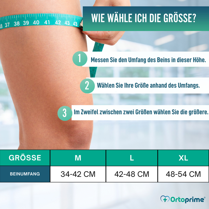 Verstellbare Kniebandage für Meniskus und Bänder mit Patellenschutz