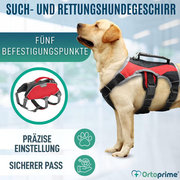 Such- und Rettungshundegeschirr | Hohe Beständigkeit