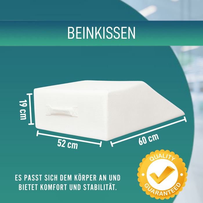 Viskoelastisches Beinkissen | Keilkissen für Beinauflage