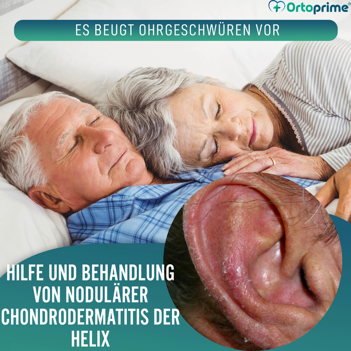 Antidekubitus Ohrkissen mit Aussparung Verstellbar