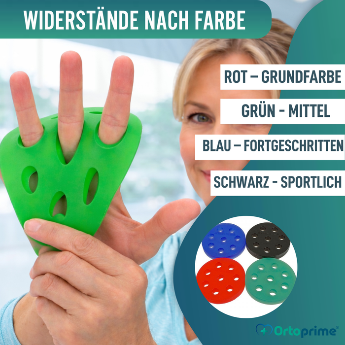 Silikon-Fingertrainer | 4 Widerstandsstufen