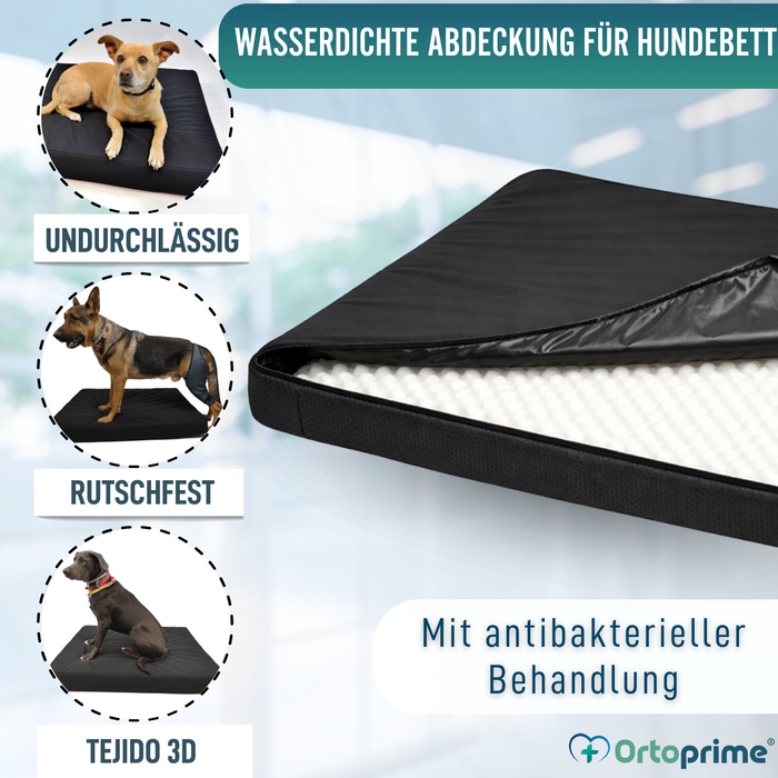 Wasserdichter Bezug für Orthopädische Hundematratze | 4 Größen