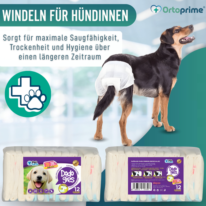 Hundewindeln für Hündinnen & Welpen | Hohe Saugkraft