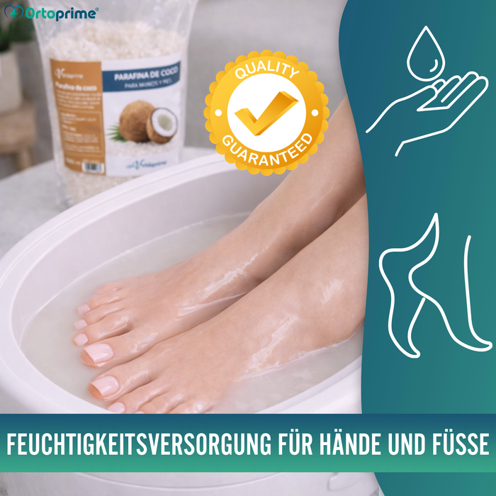 Antioxidatives Paraffinpaket für Hände und Füße 3000 ml | Kokosnuss