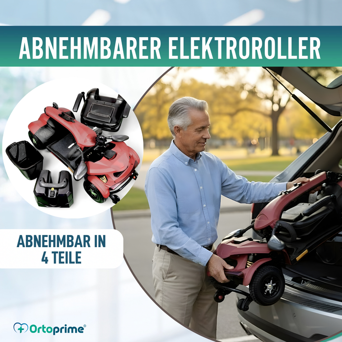 Elektro-Scooter der Neuesten Generation | Große 24cm Räder