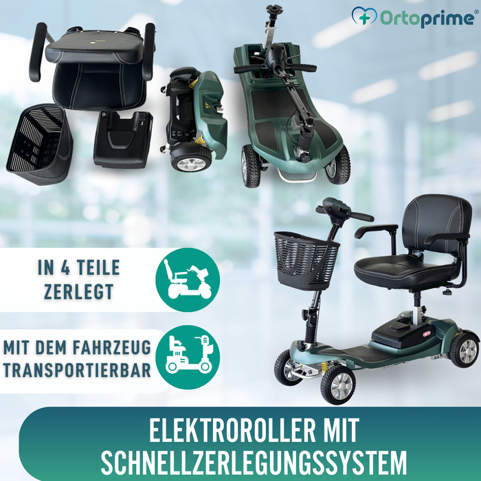 Elektroroller Zerlegbar | Lithium-Batterie 40Ah