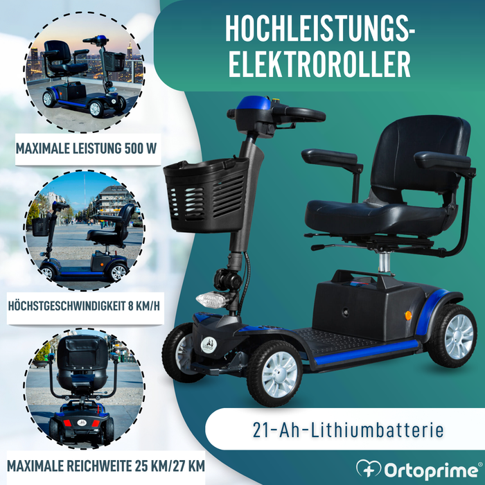 Demontierbarer Elektroroller mit Abnehmbarer Lithiumbatterie