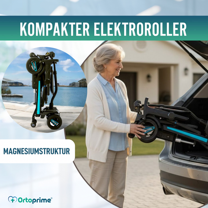 Kompakter Elektroroller Transportabel | Elektrisches Falten