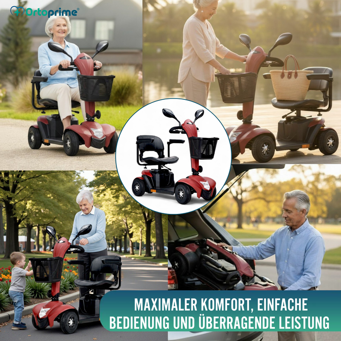 Elektro-Scooter der Neuesten Generation | Große 24cm Räder
