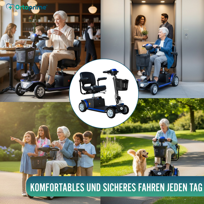 Demontierbarer Elektroroller mit Abnehmbarer Lithiumbatterie