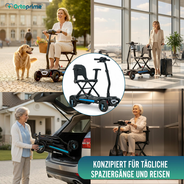Kompakter Elektroroller Transportabel | Elektrisches Falten