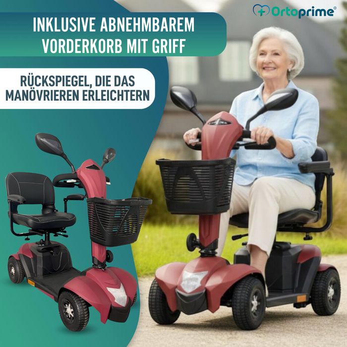 Elektro-Scooter der Neuesten Generation | Große 24cm Räder