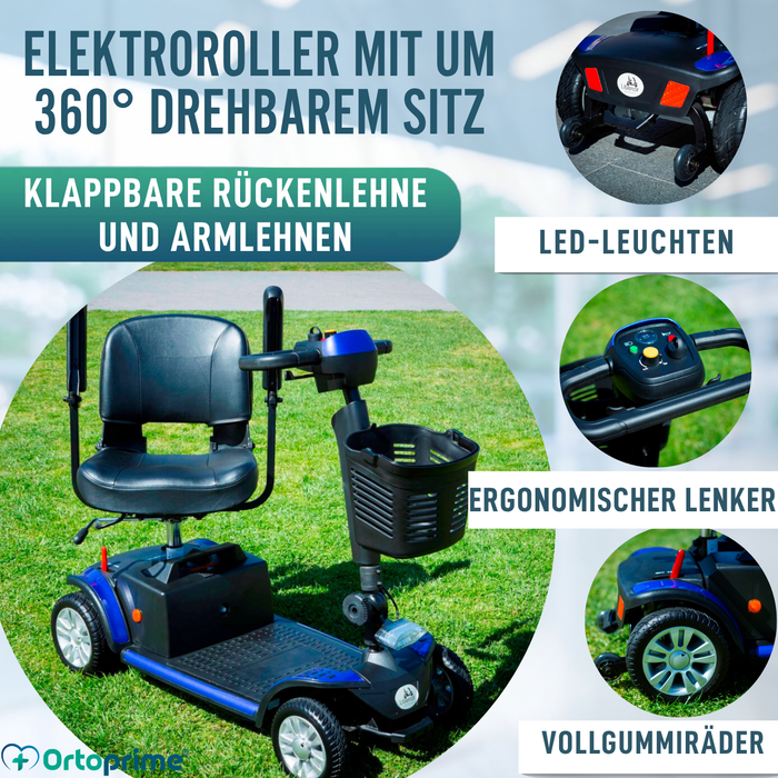 Demontierbarer Elektroroller mit Abnehmbarer Lithiumbatterie