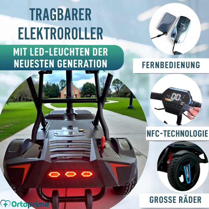 Kompakter Elektroroller Transportabel | Elektrisches Falten