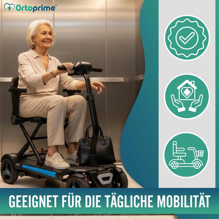 Kompakter Elektroroller Transportabel | Elektrisches Falten