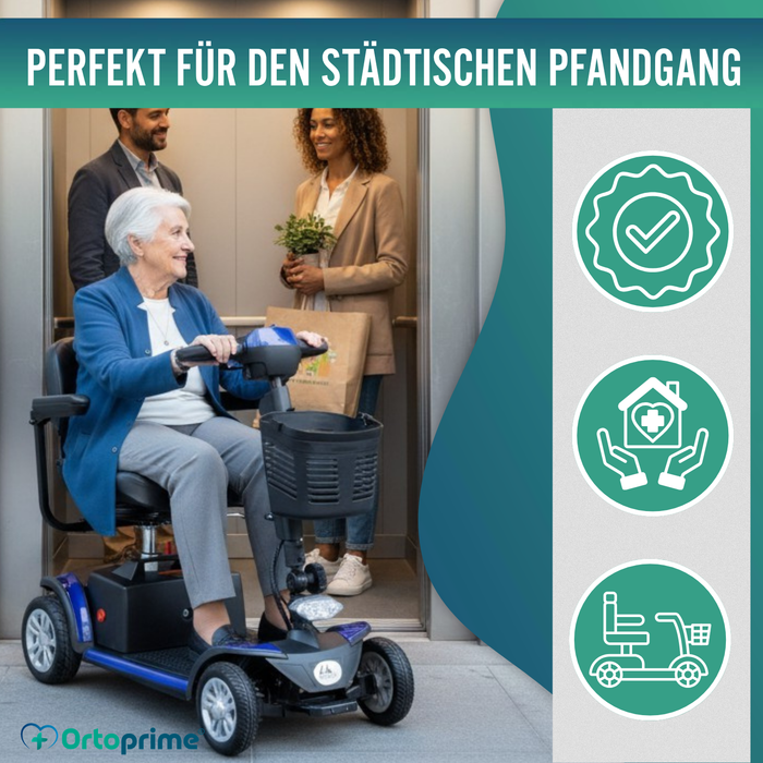 Demontierbarer Elektroroller mit Abnehmbarer Lithiumbatterie