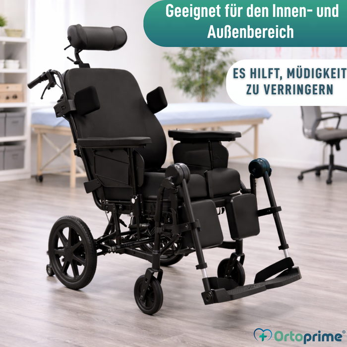 Positionierungsrollstuhl mit Kippfunktion | Anti-Dekubitus