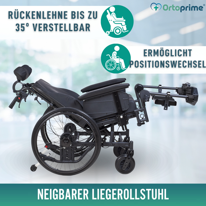 Positionierungsrollstuhl mit Kippfunktion | Anti-Dekubitus
