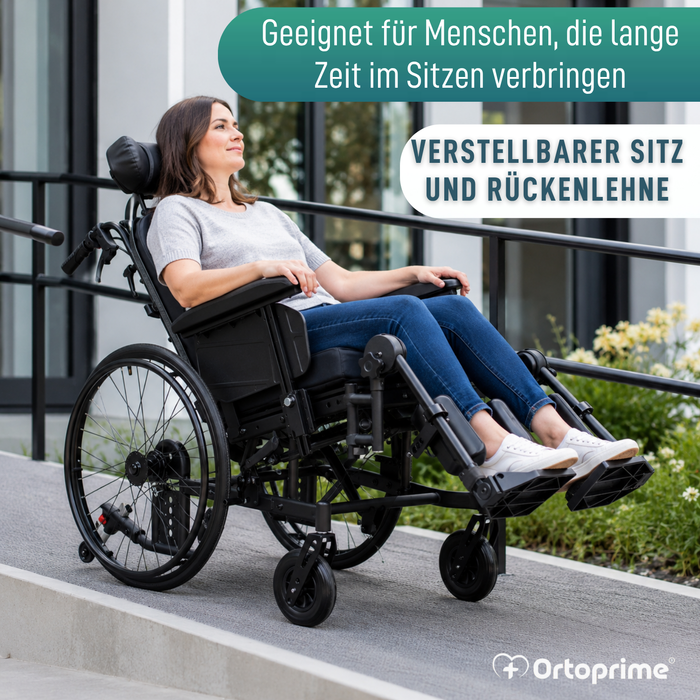 Positionierungsrollstuhl mit Kippfunktion | Anti-Dekubitus