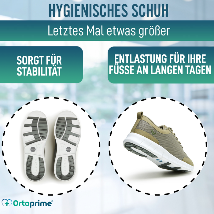 Rutschfester Komfortschuh mit Fußgewölbestütze | Unisex