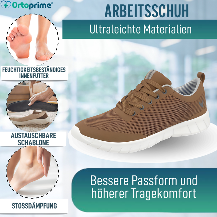 Rutschfester Komfortschuh mit Fußgewölbestütze | Unisex
