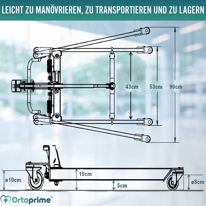 Elektrischer Patientenlift | Ohne Gurt