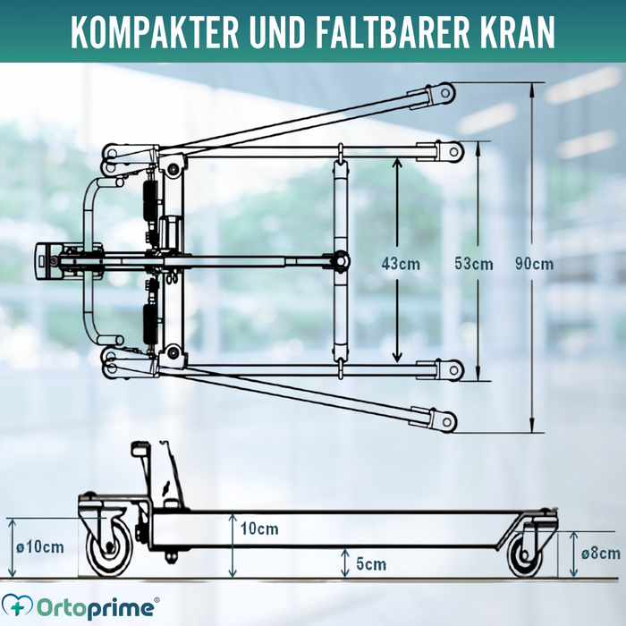 Orthopädischer Kran | Inklusive Kopfstützengurt