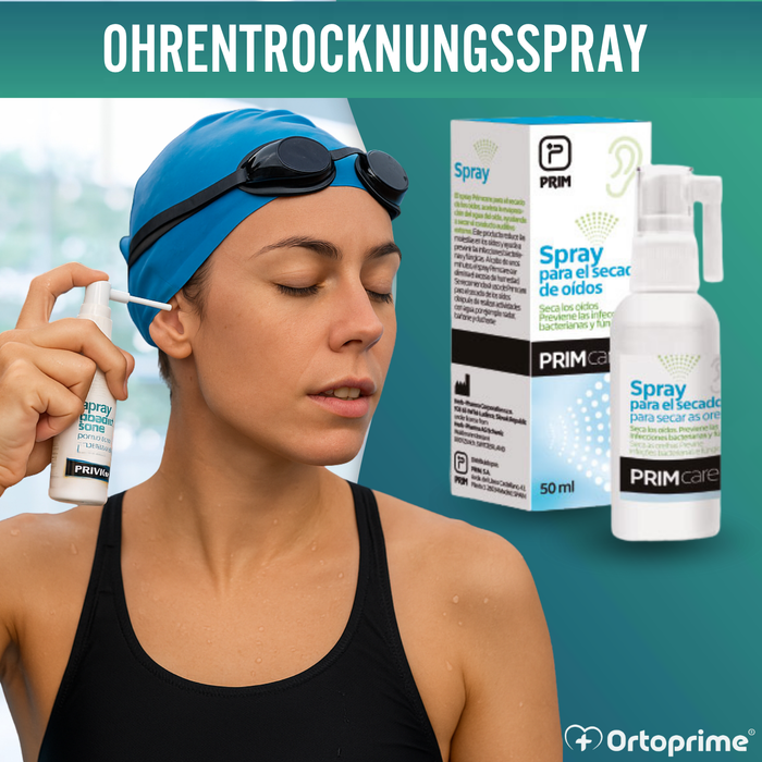 Ohrentrockenspray | Lösung mit Dreifachwirkung