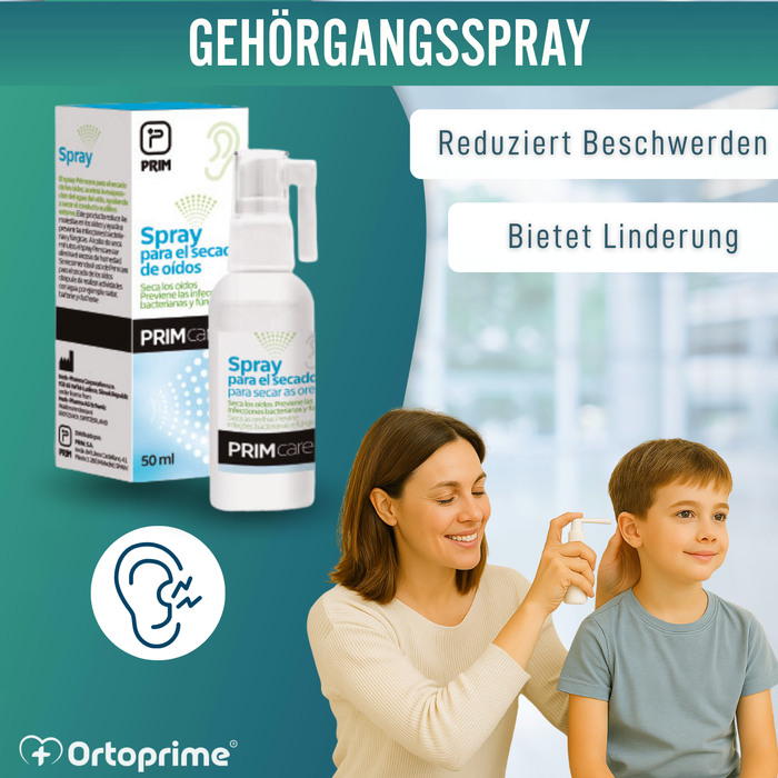 Ohrentrockenspray | Lösung mit Dreifachwirkung