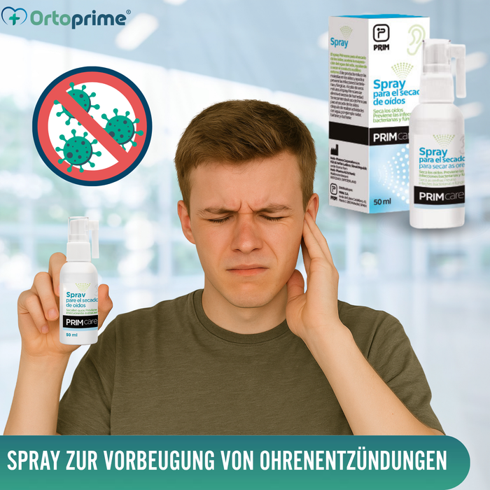 Ohrentrockenspray | Lösung mit Dreifachwirkung