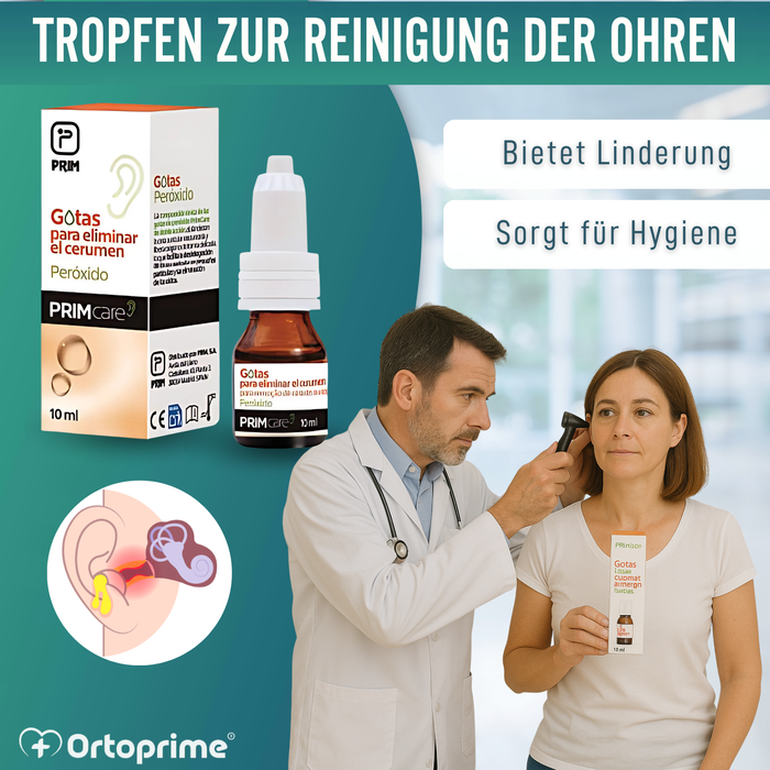 Ohrenschmalzentferner-Tropfen | Wasserstoffperoxid 10ml