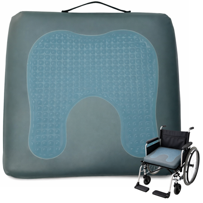 Antidekubitus Visco-Gel Sitzkissen Hufeisenform 85 kg/m3