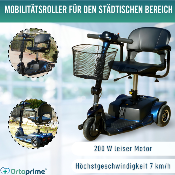 Elektrischer Scooter mit Stand Up-System | 3 Räder