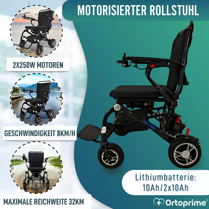 Transportabler Elektromobil Rollstuhl Hochleistungsfähig