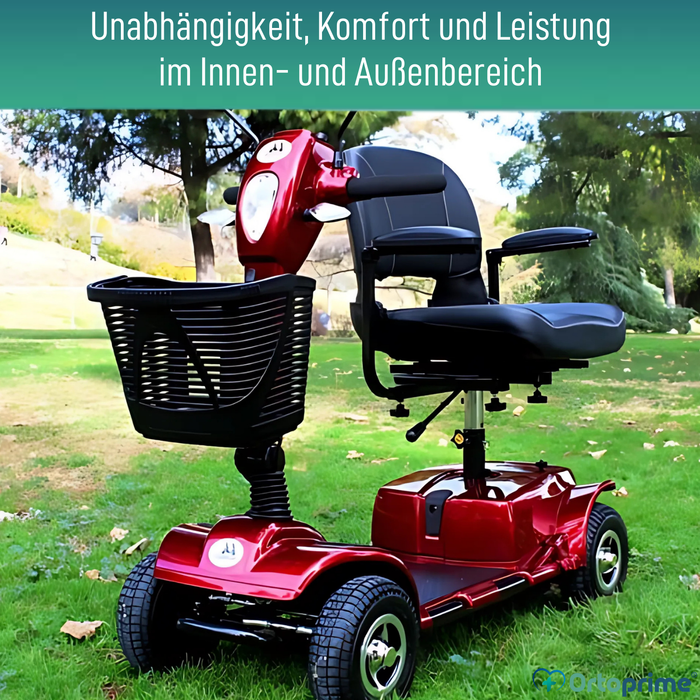 Elektrischer Rollstuhl | Doppeltes Federungssystem