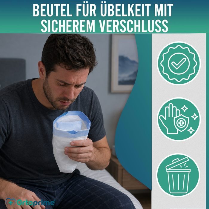 Einweg-Hygienebeutel für Erbrochenes | 20 Stück Pack