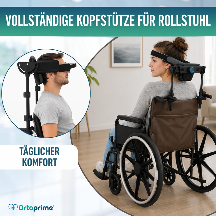 Verstellbare Kopfstütze für Rollstuhl | 2 Modelle
