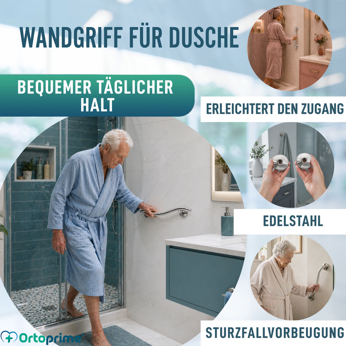 Haltegriff für Bad aus Edelstahl | 35 cm